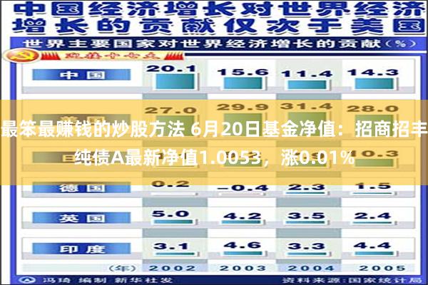 最笨最赚钱的炒股方法 6月20日基金净值：招商招丰纯债A最新净值1.0053，涨0.01%