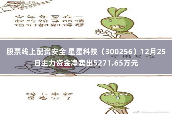 股票线上配资安全 星星科技（300256）12月25日主力资金净卖出5271.65万元